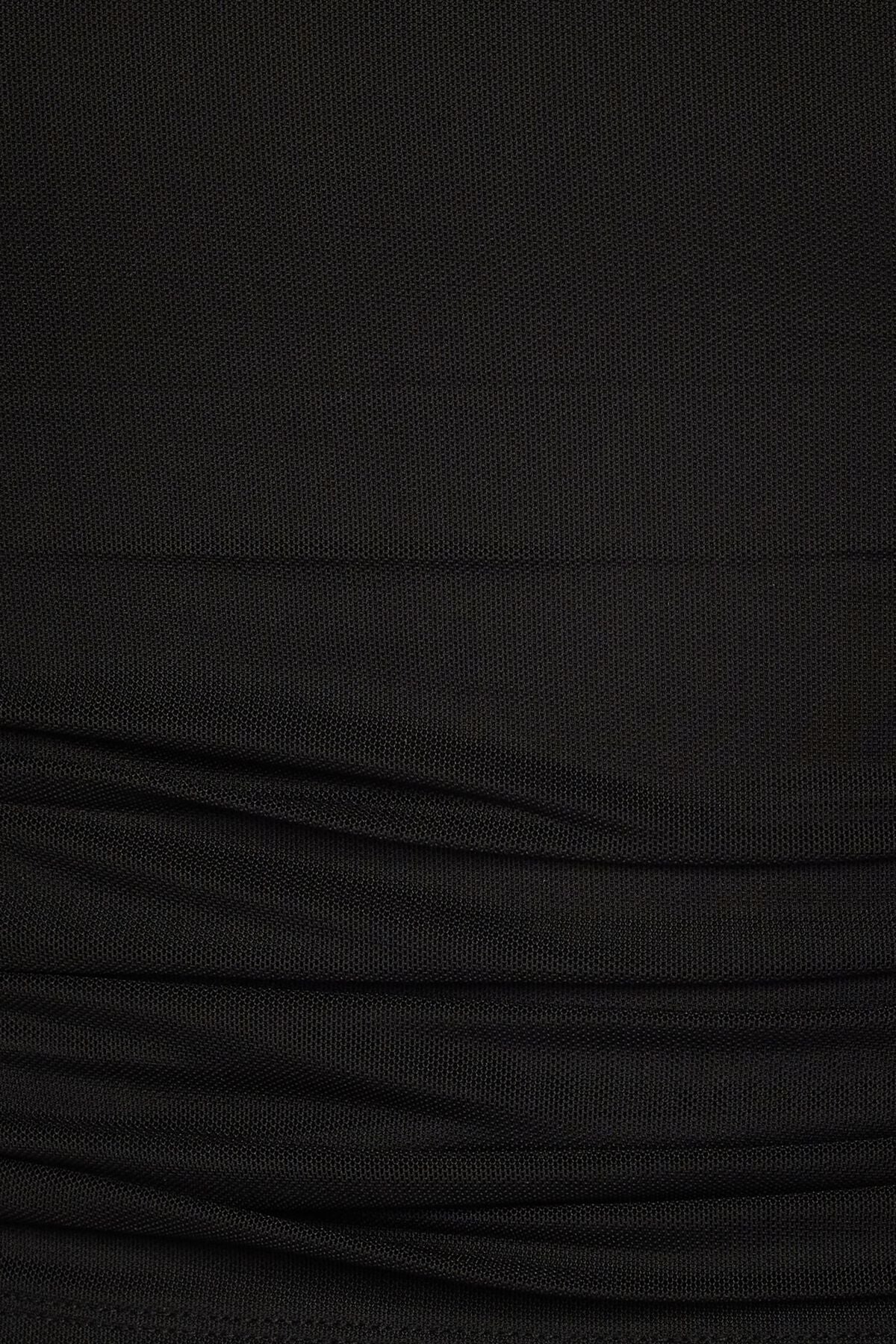 Scarlette Ruched Mesh Top