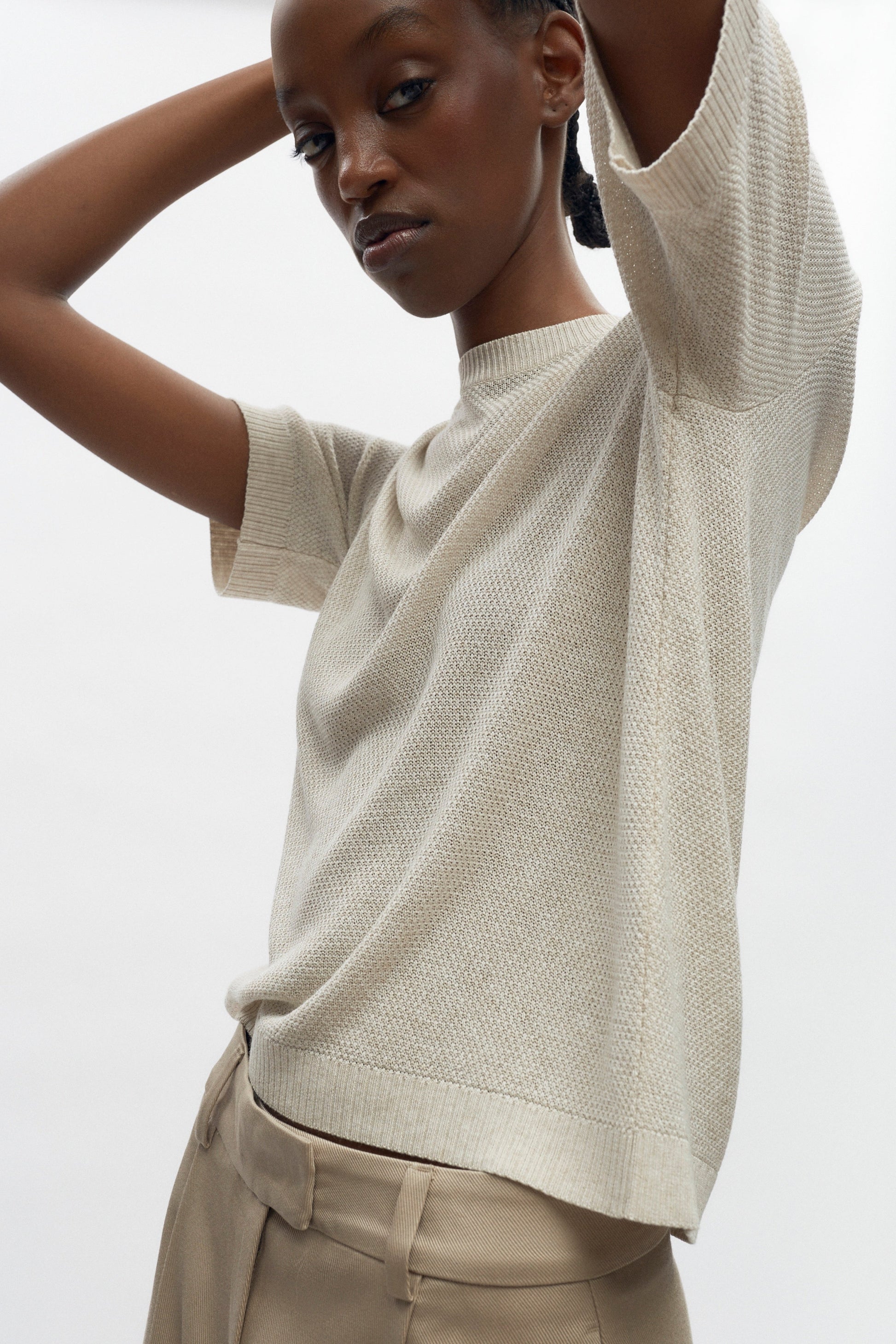 T-shirt en maille pour femme
