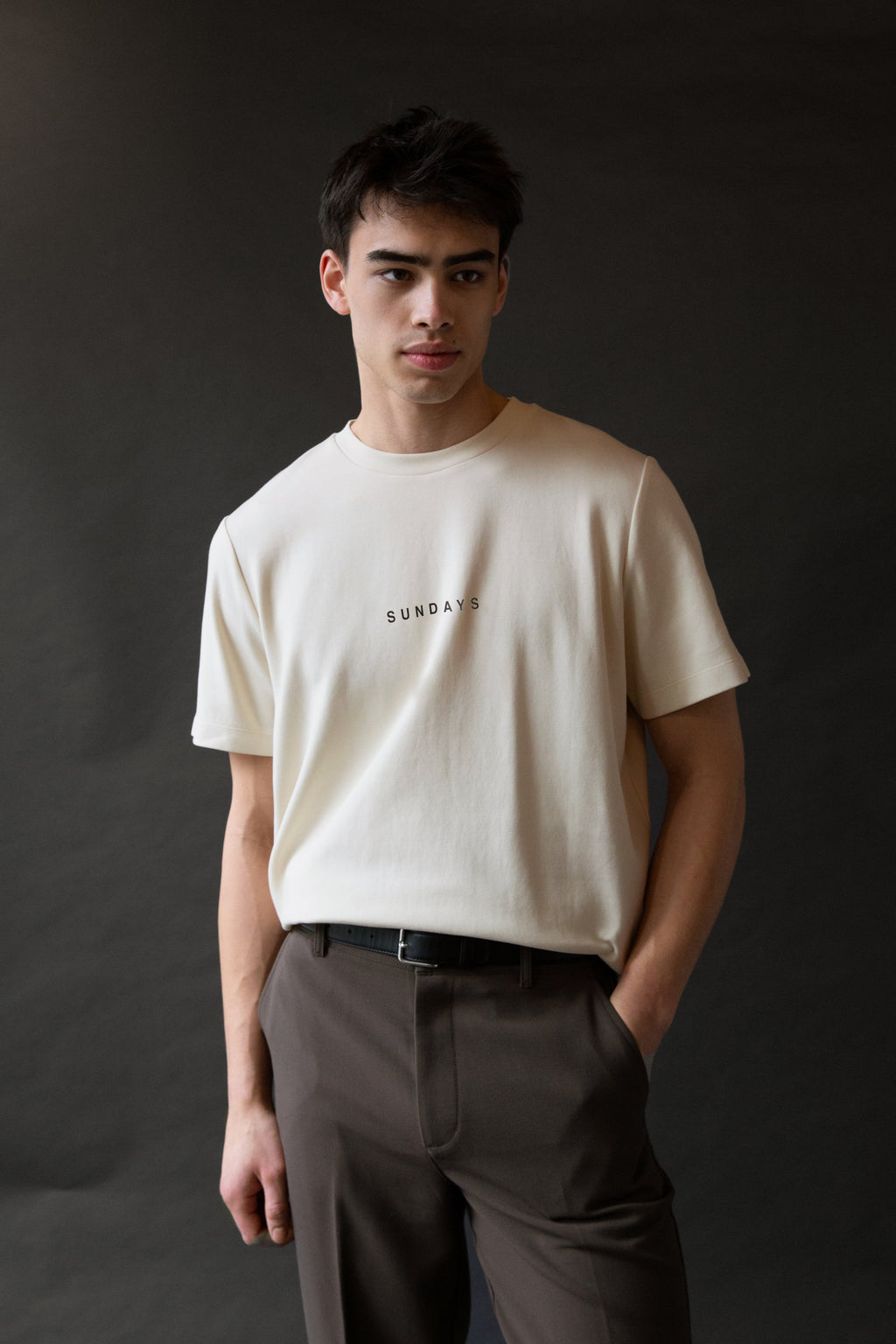 SUNDAY HEAVYWEIGHT CREWNECK T-SHIRT