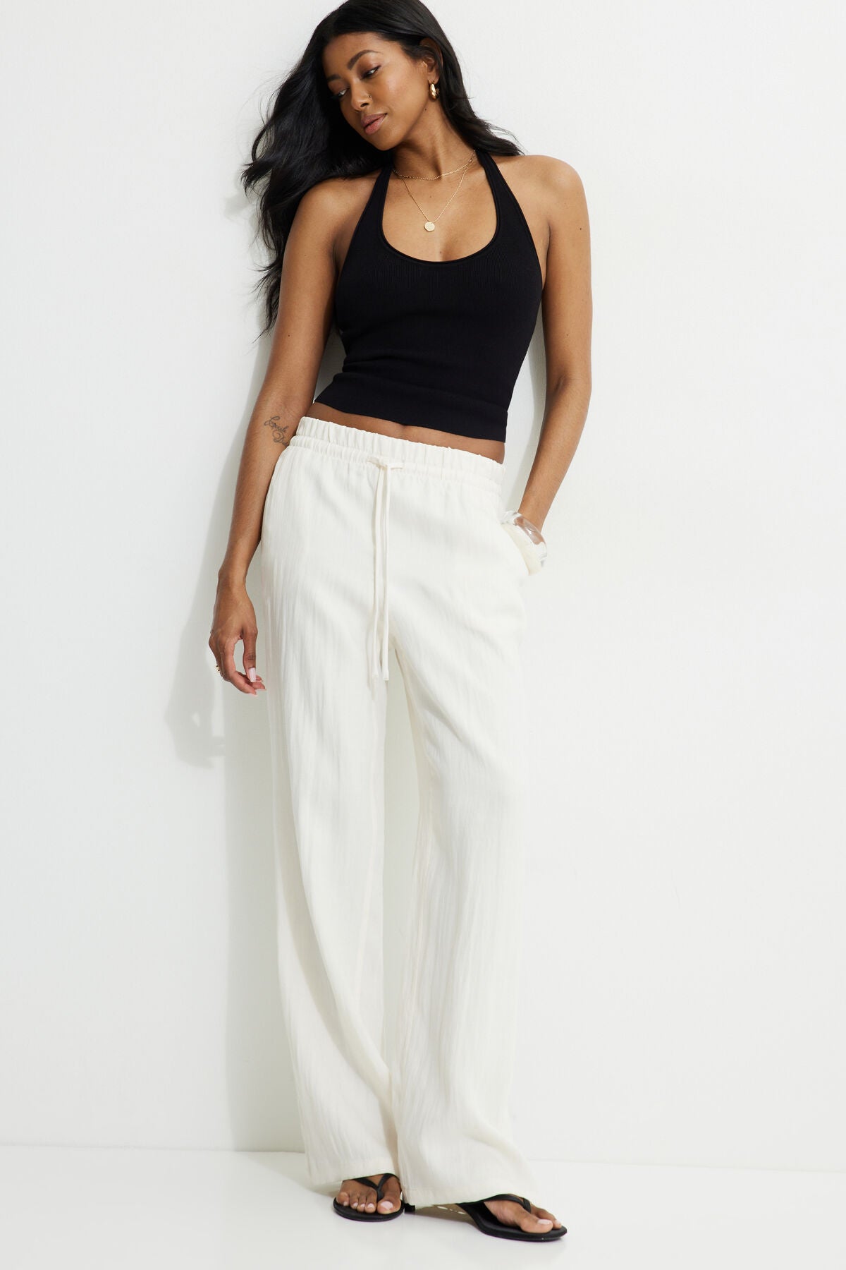 Pantalon droit à enfiler Blake