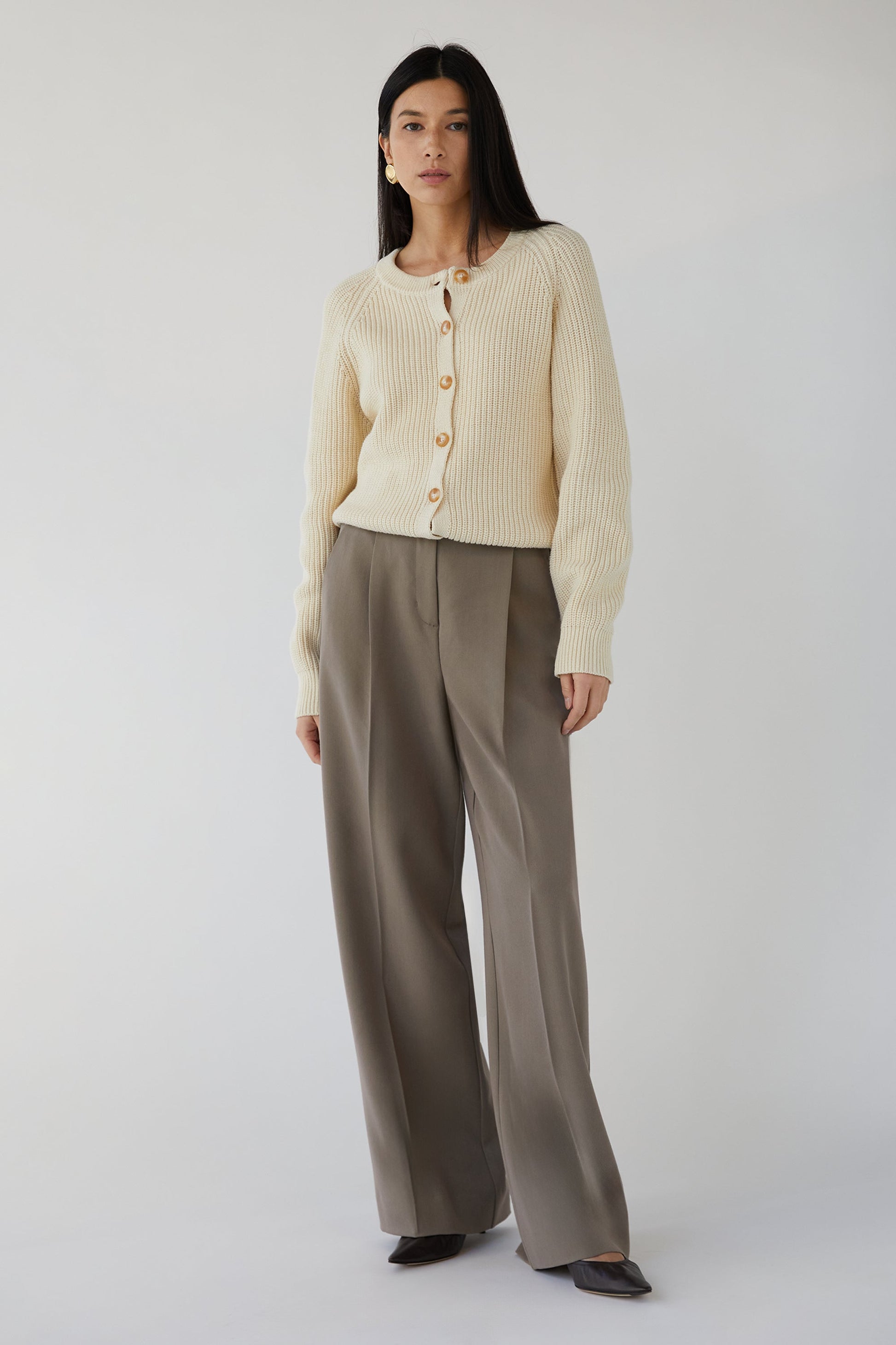 CARDIGAN BOUTONNÉ EN MAILLE ÉPAISSE